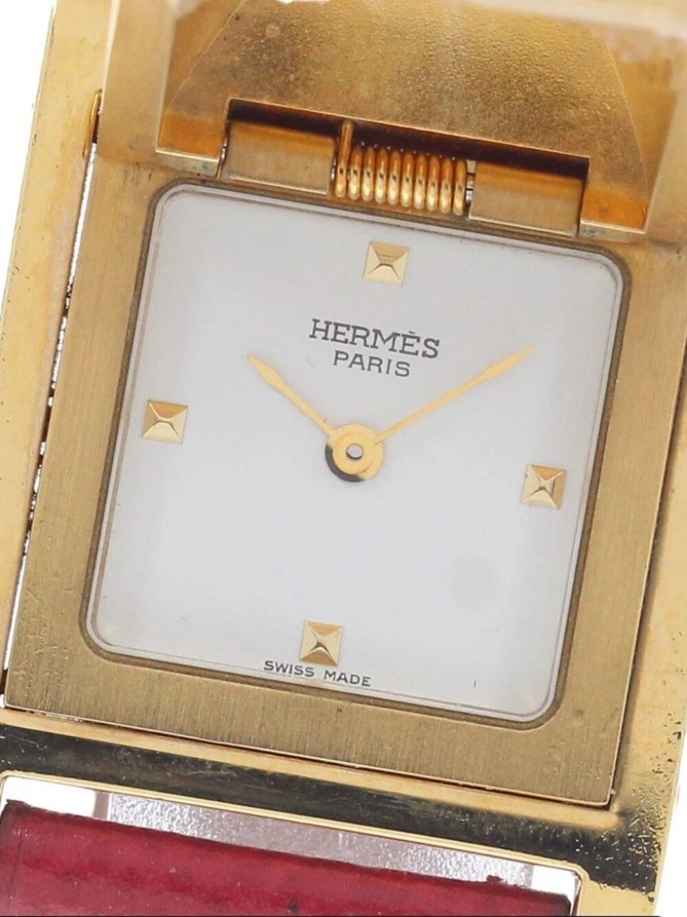 HERMES Medor white Dial Quartz Ladies Watch